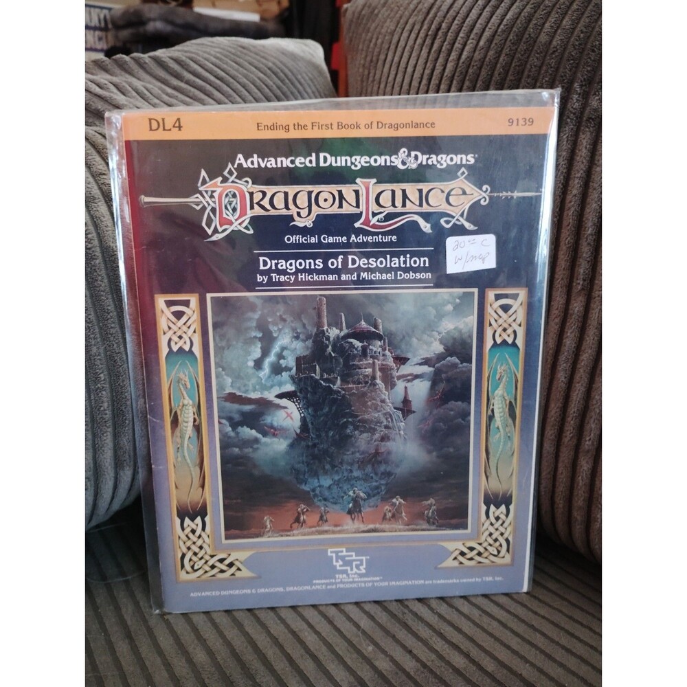 Advanced Dungeons & Dragons  Dragonlance Dragons of Desolation DL4 TSR 9139
